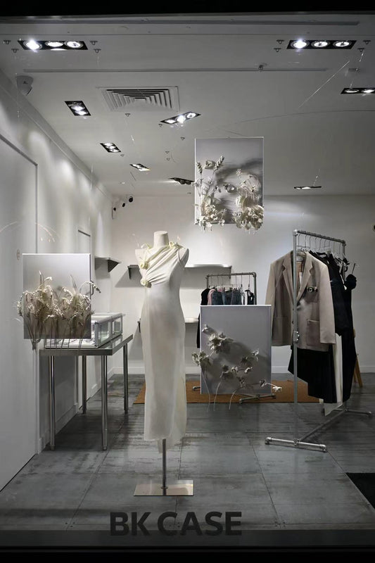 ALOY Takes Over the Window: Paper Sculpture Meets Fashion at BK CASE, Manchester